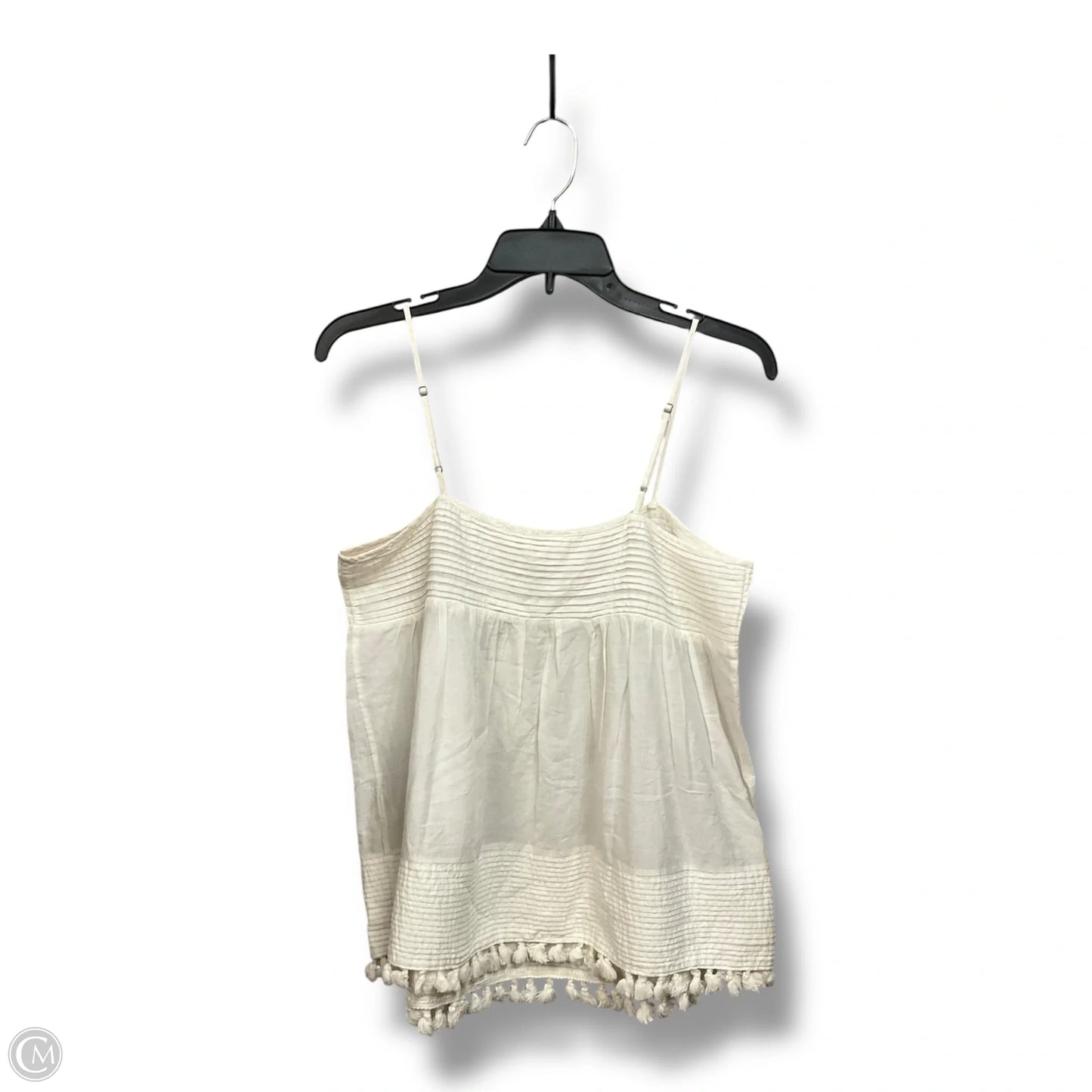 Top Sleeveless By The Great. In Cream, Size: M