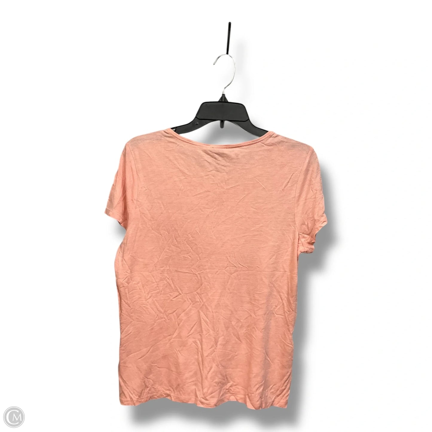 Top Short Sleeve By Talbots In Coral, Size: Mp