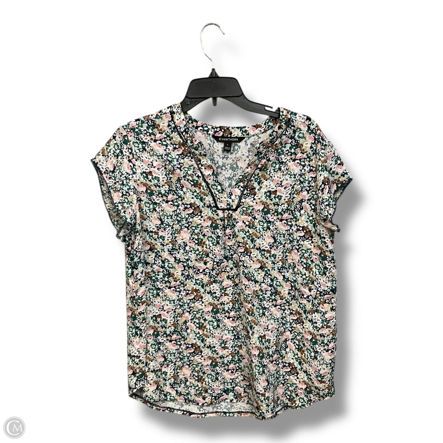 Blouse Sleeveless By 41 Hawthorn In Floral Print, Size: L