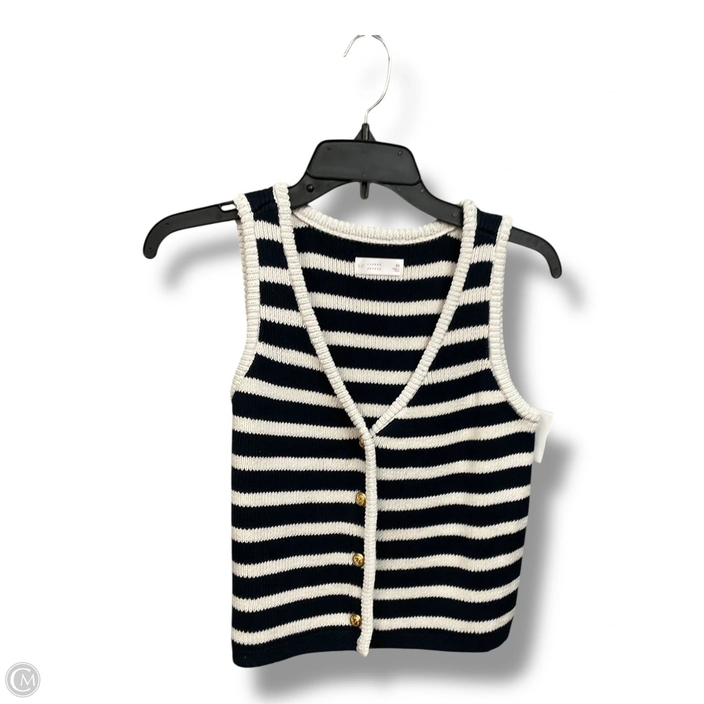 Top Sleeveless By Lc Lauren Conrad In Striped Pattern, Size: Xs
