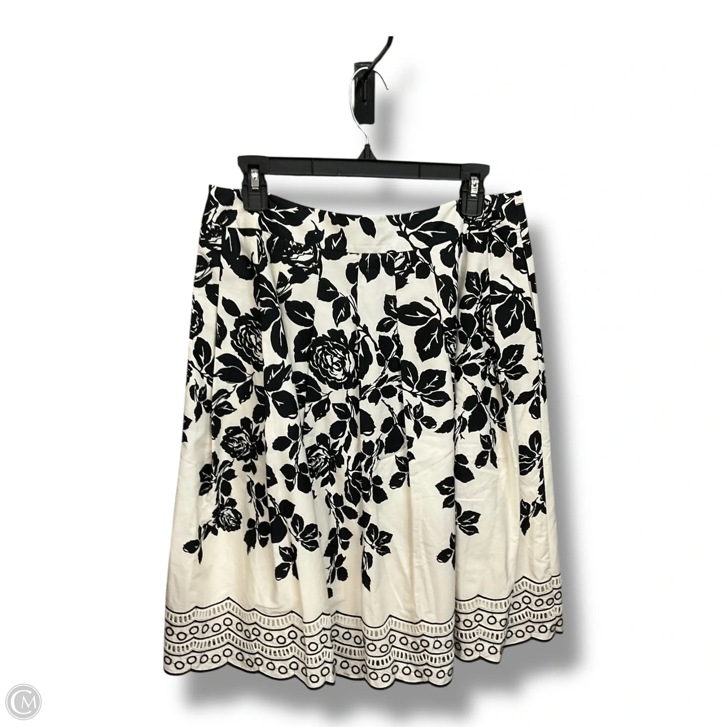 Skirt Midi By Talbots In Floral Print, Size: M