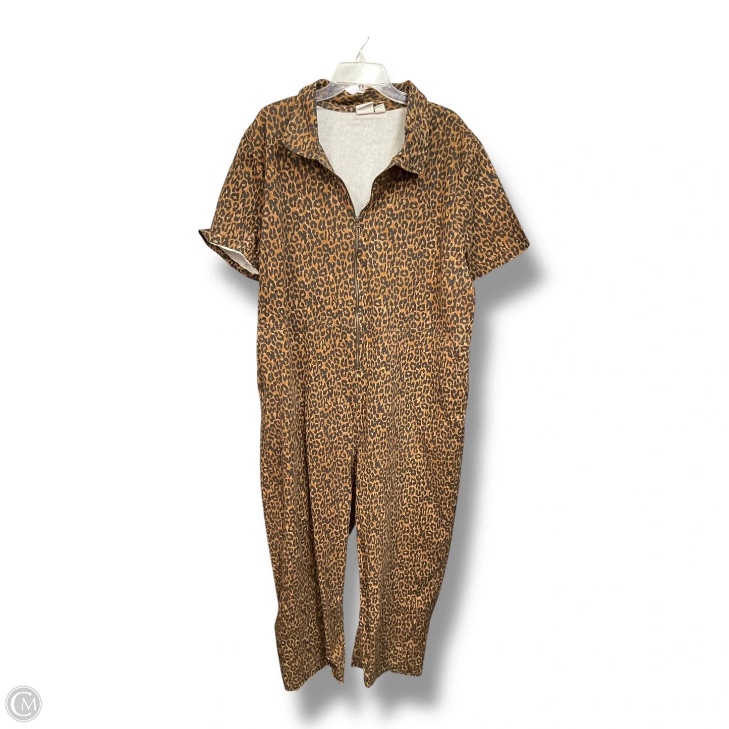 Jumpsuit By Clothes Mentor In Animal Print, Size: 22