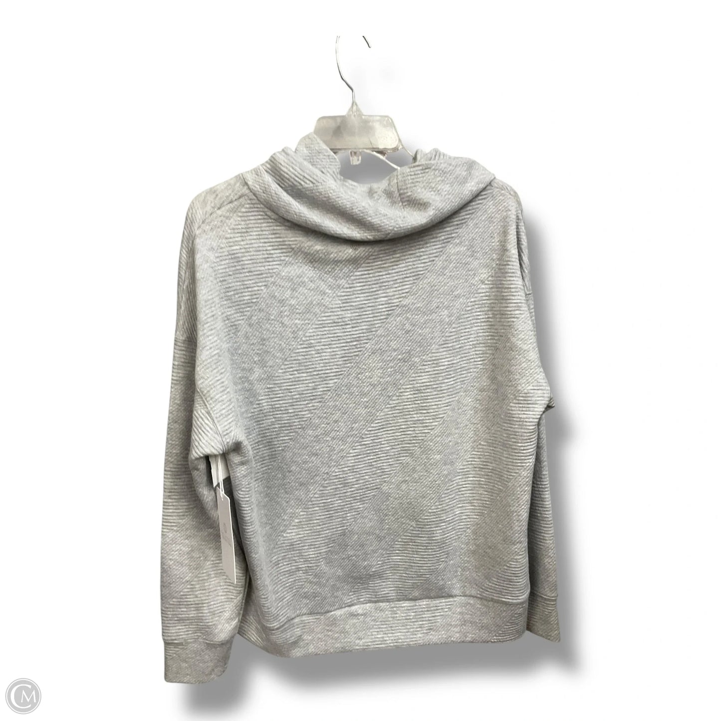 Athletic Sweatshirt Collar By Balance Collection In Grey, Size: M