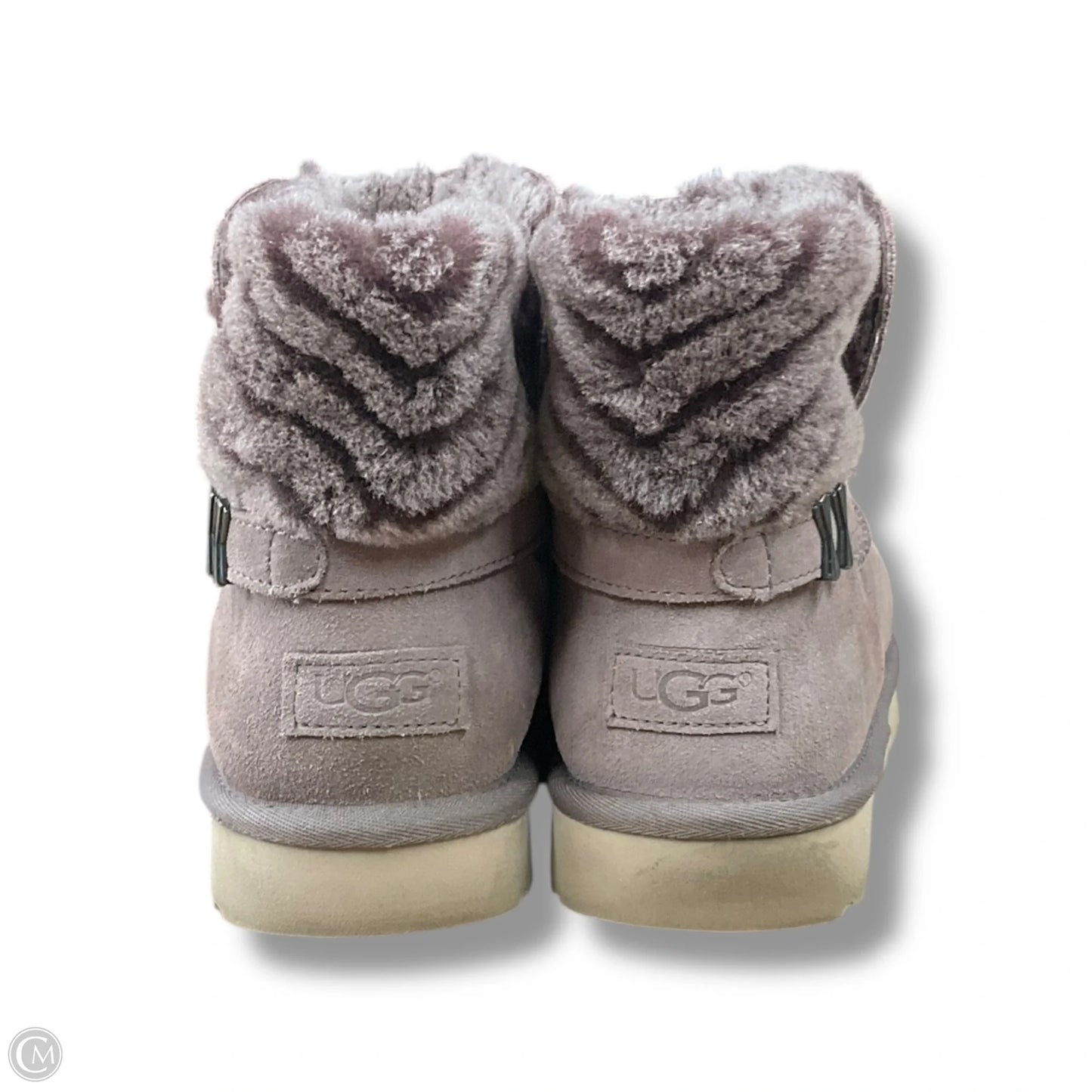 Boots Designer By Ugg In Mauve, Size: 9