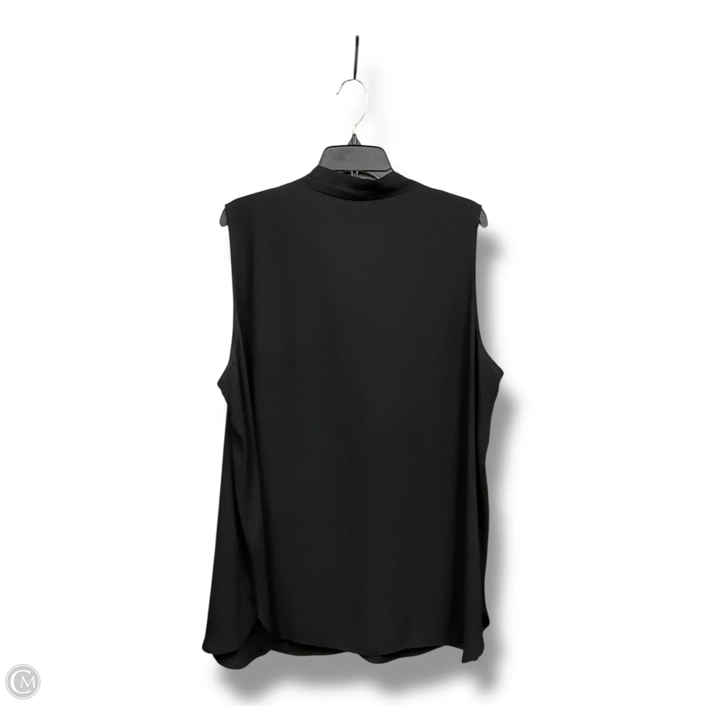 Blouse Sleeveless By Vince Camuto In Black, Size: 3x