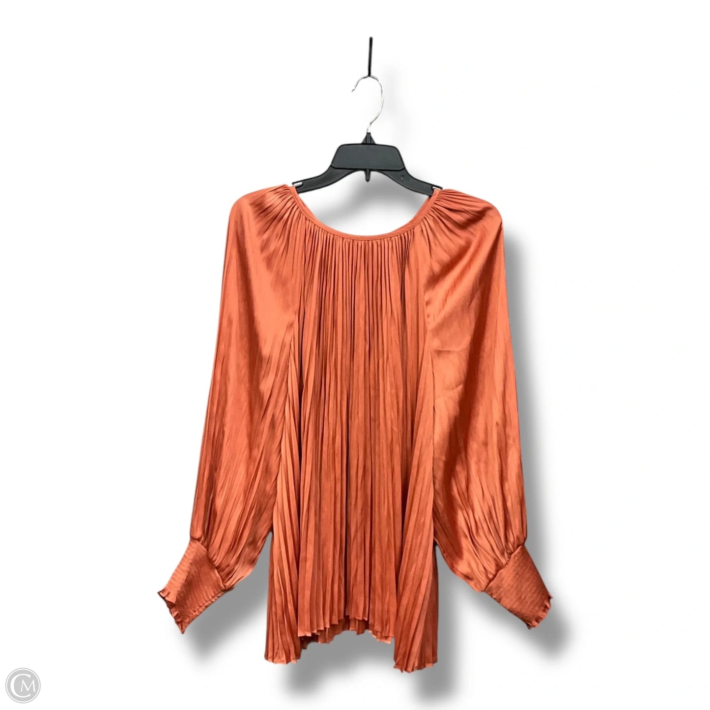 Blouse Long Sleeve By Lane Bryant In Orange, Size: 2x