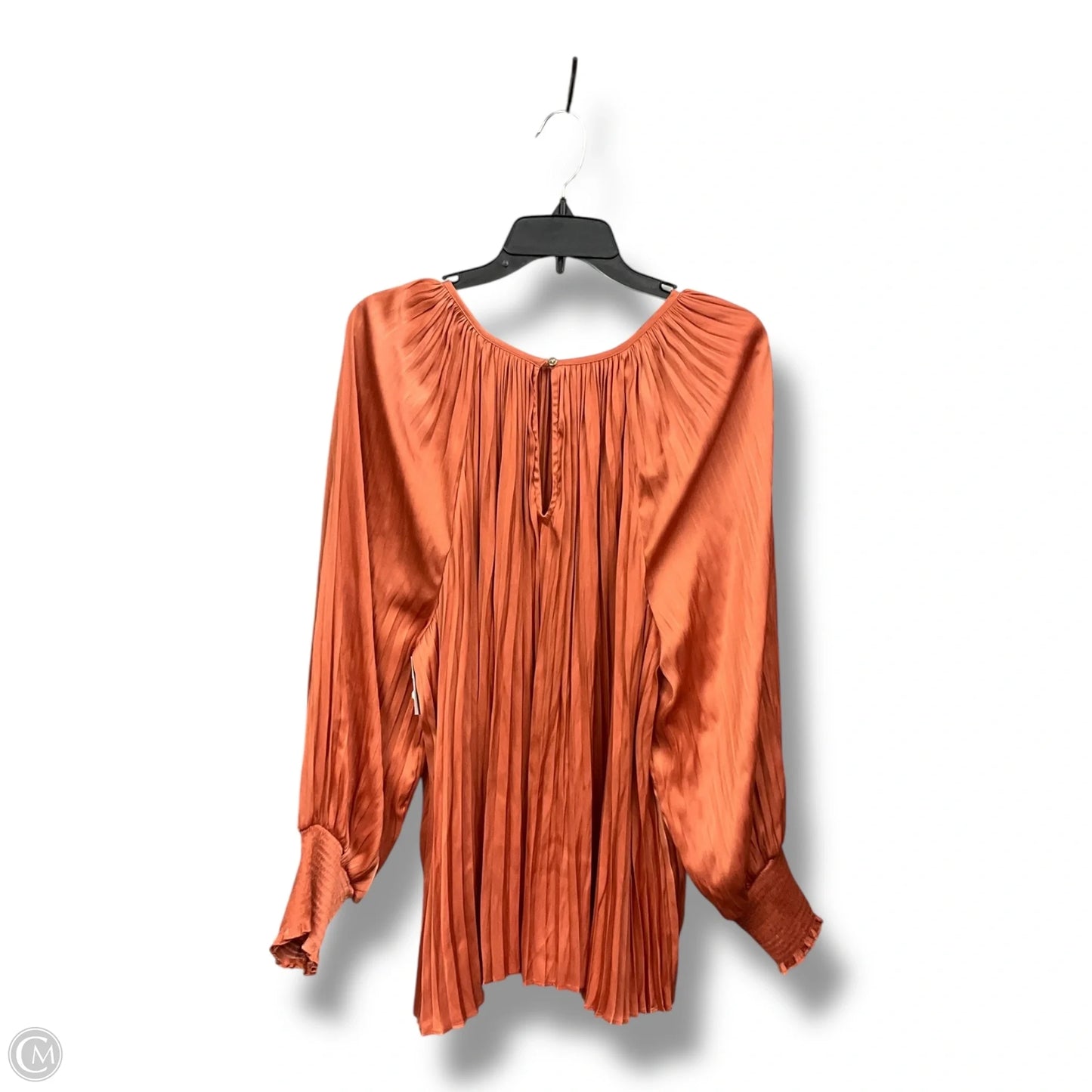 Blouse Long Sleeve By Lane Bryant In Orange, Size: 2x