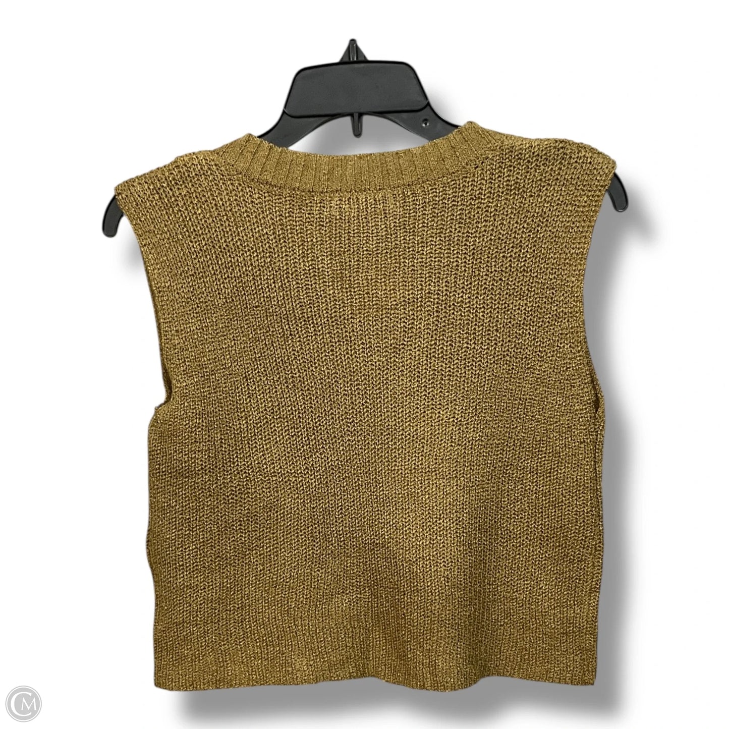 Top Sleeveless By Clothes Mentor In Tan, Size: S