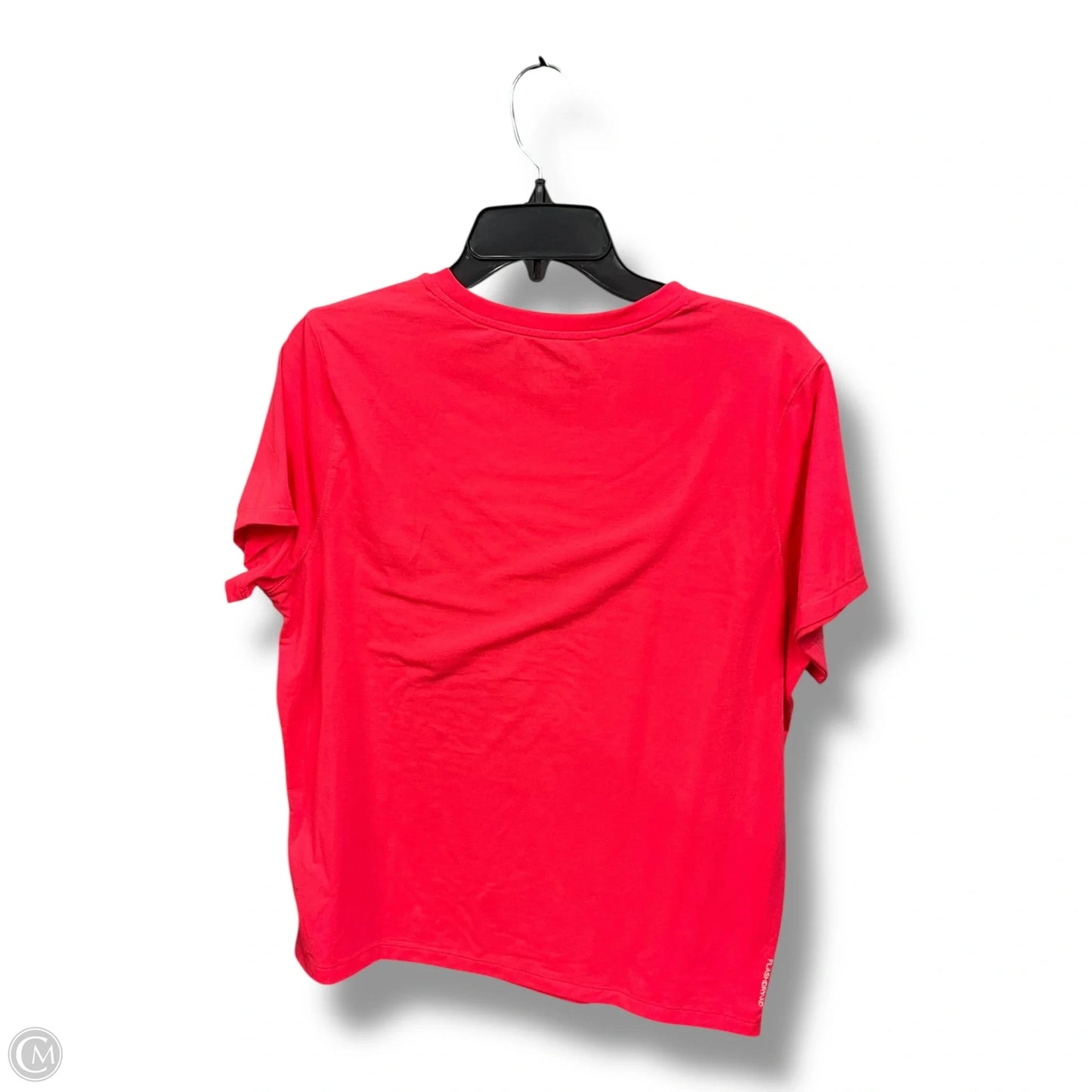 Athletic Top Short Sleeve By The North Face In Pink, Size: L