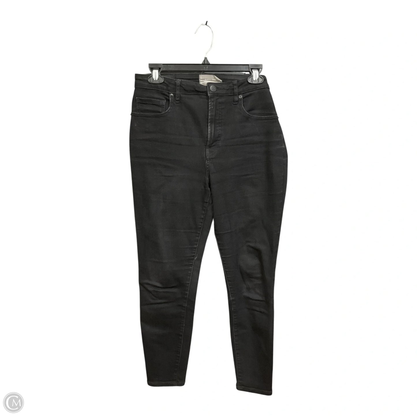 Jeans Skinny By Everlane In Black Denim, Size: 10