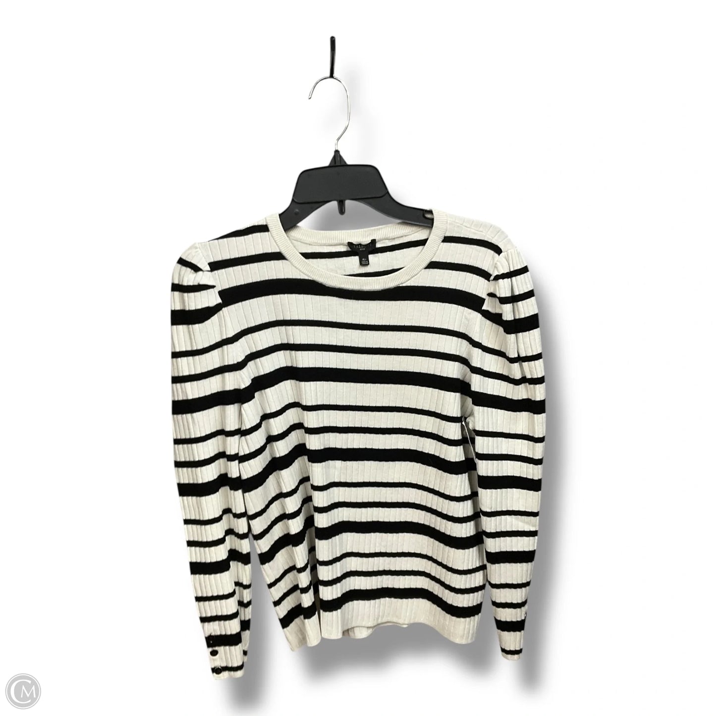 Sweater By Talbots In Striped Pattern, Size: Xlp