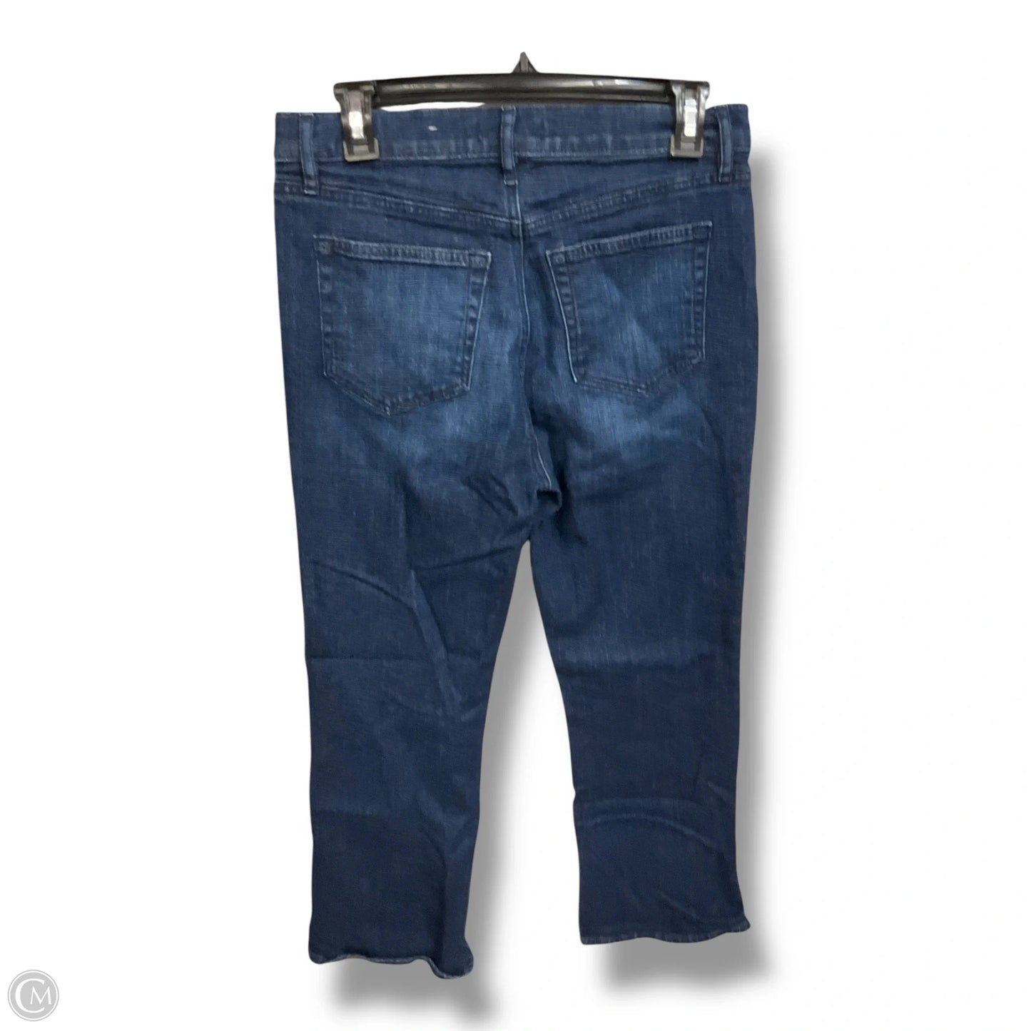 Jeans Cropped By Loft In Blue Denim, Size: 4