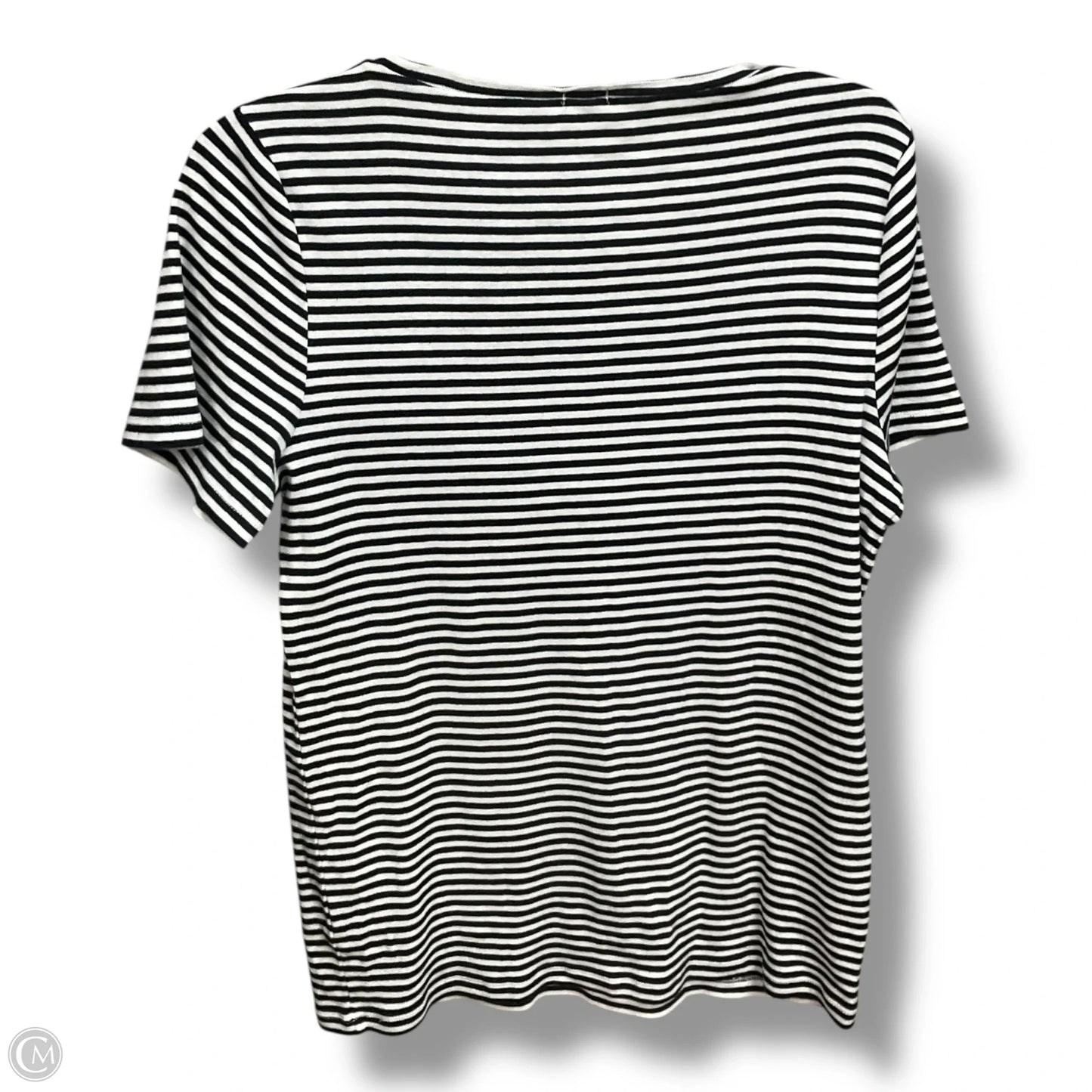Top Short Sleeve By J. Crew In Striped Pattern, Size: Xl