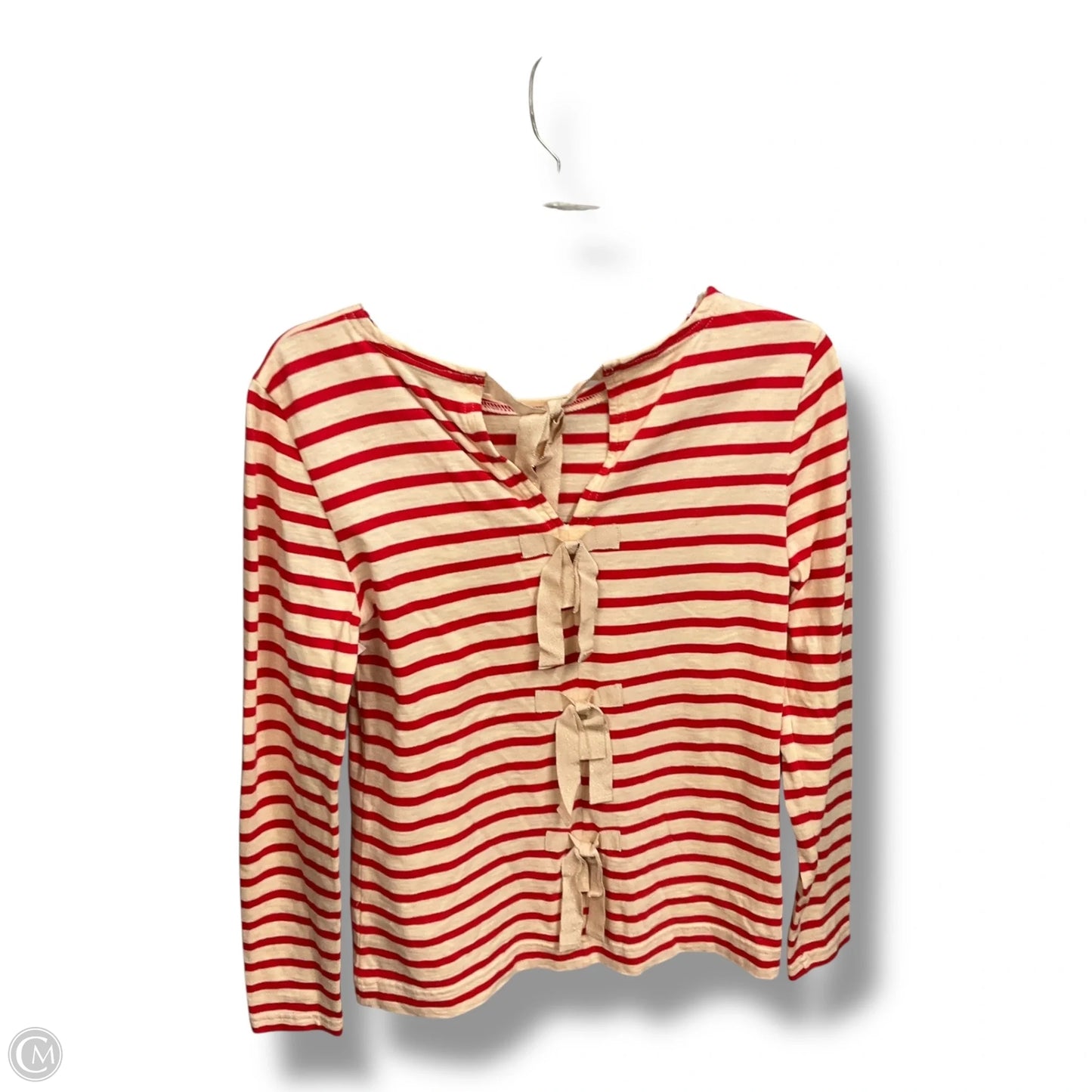 Top Long Sleeve By J. Crew In Striped Pattern, Size: S