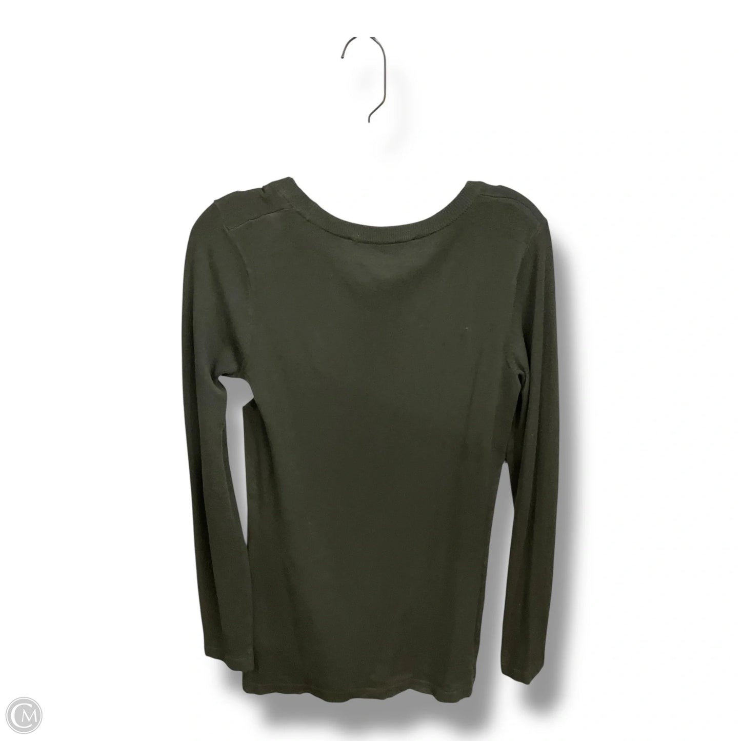 Top Long Sleeve Basic By French Connection In Green, Size: S
