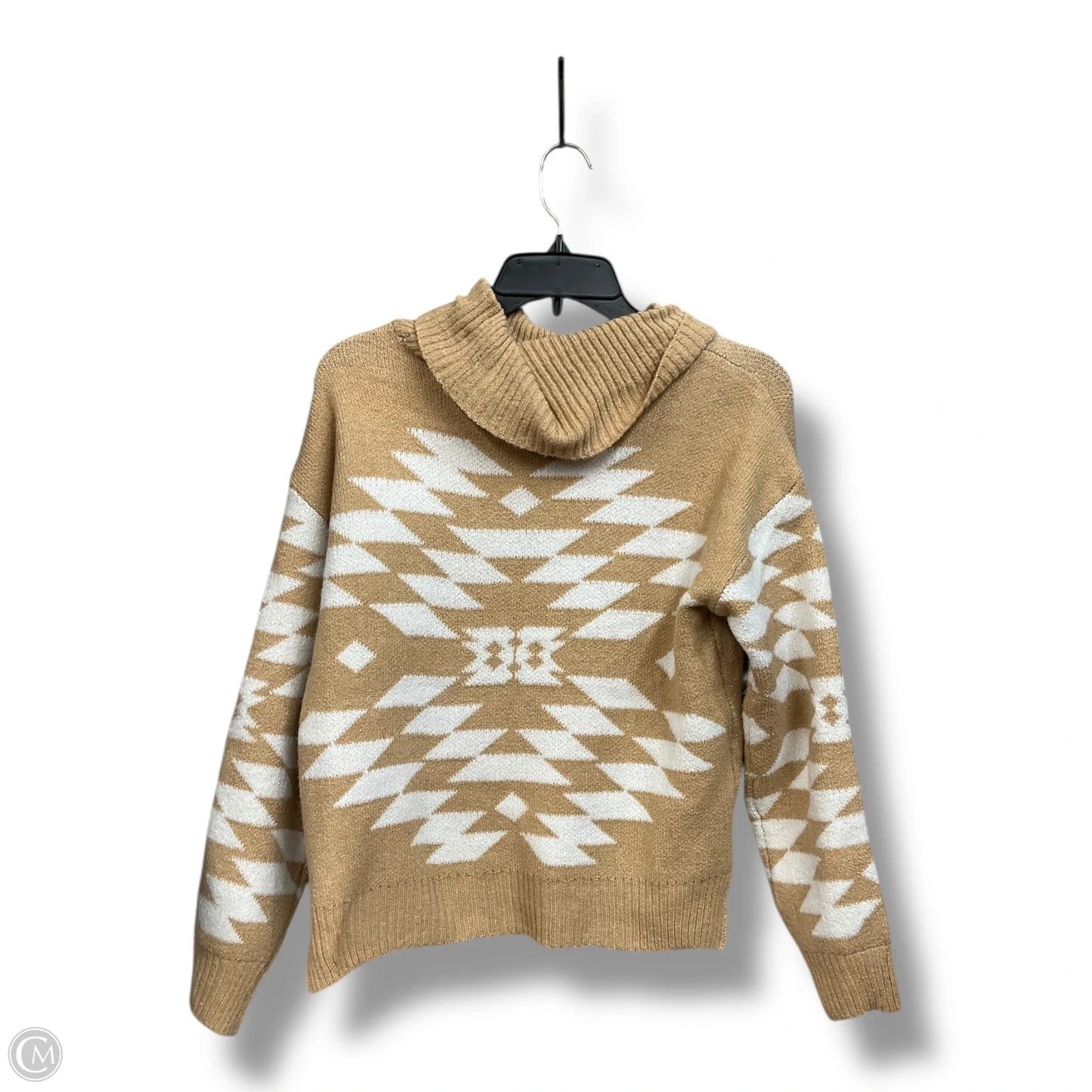 Sweater By Adrienne Vittadini In Tan, Size: L