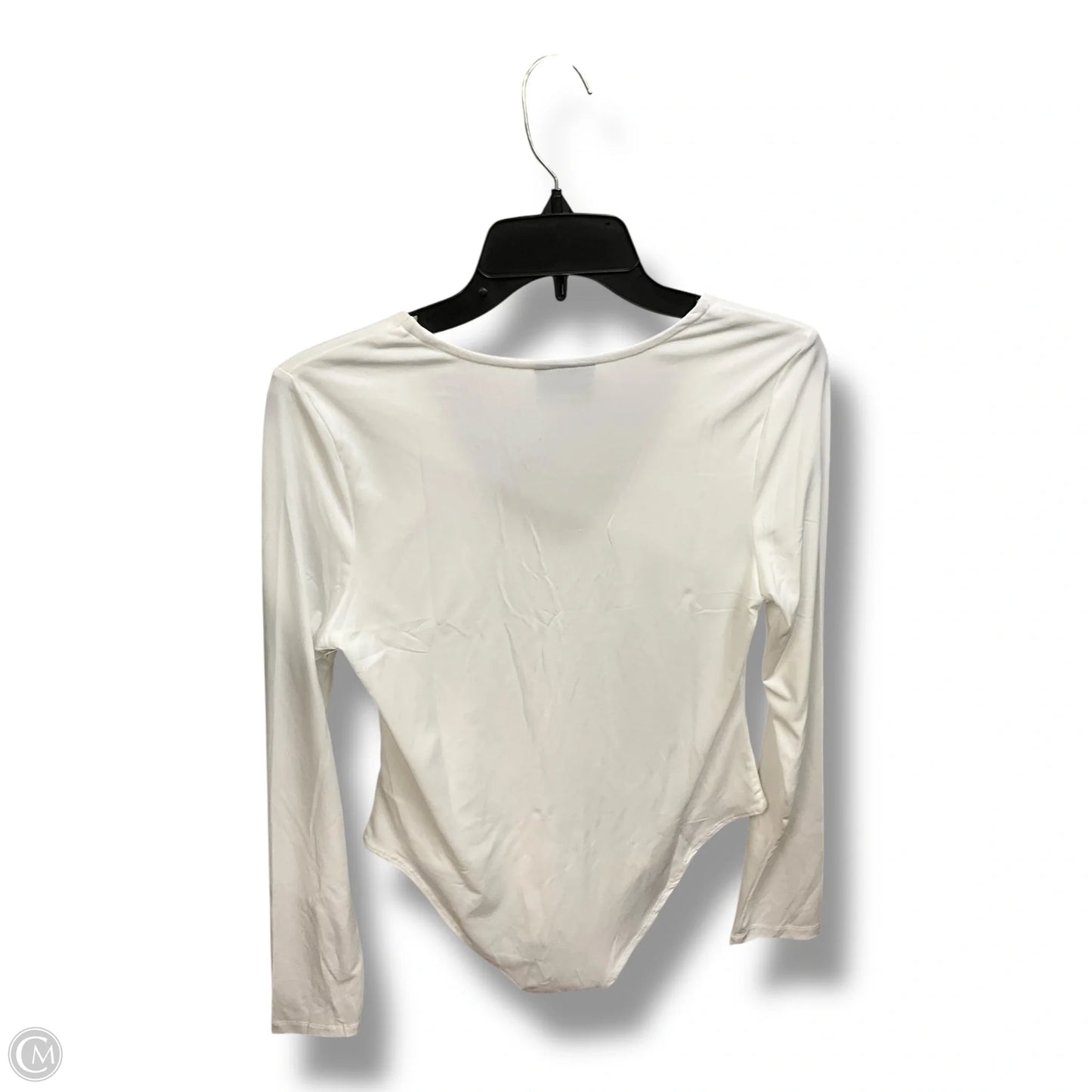 Bodysuit By Clothes Mentor In White, Size: L