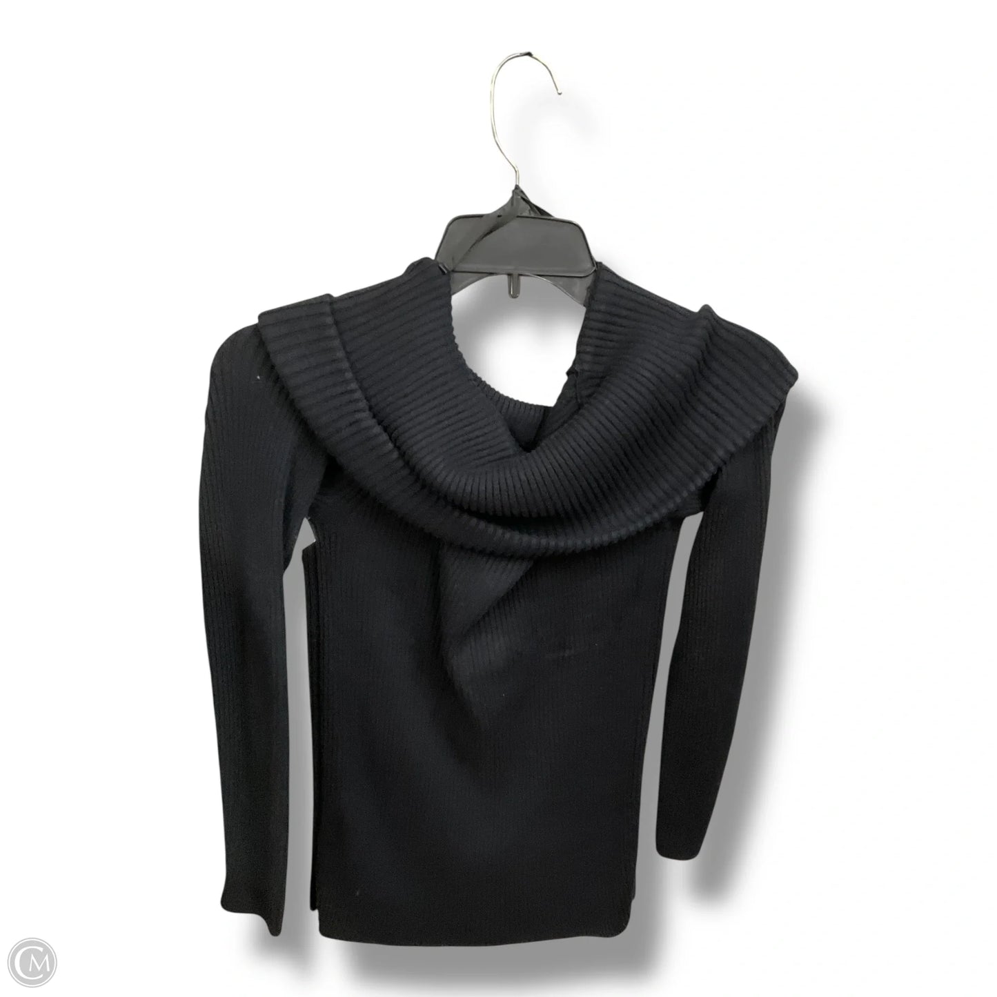 Top Long Sleeve By Banana Republic In Black, Size: S