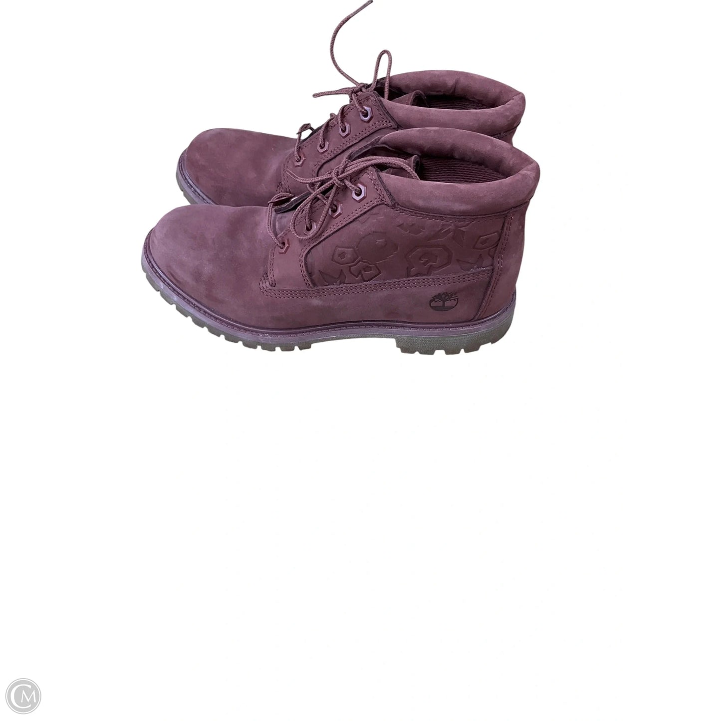 Boots Ankle Flats By Timberland In Red, Size: 9