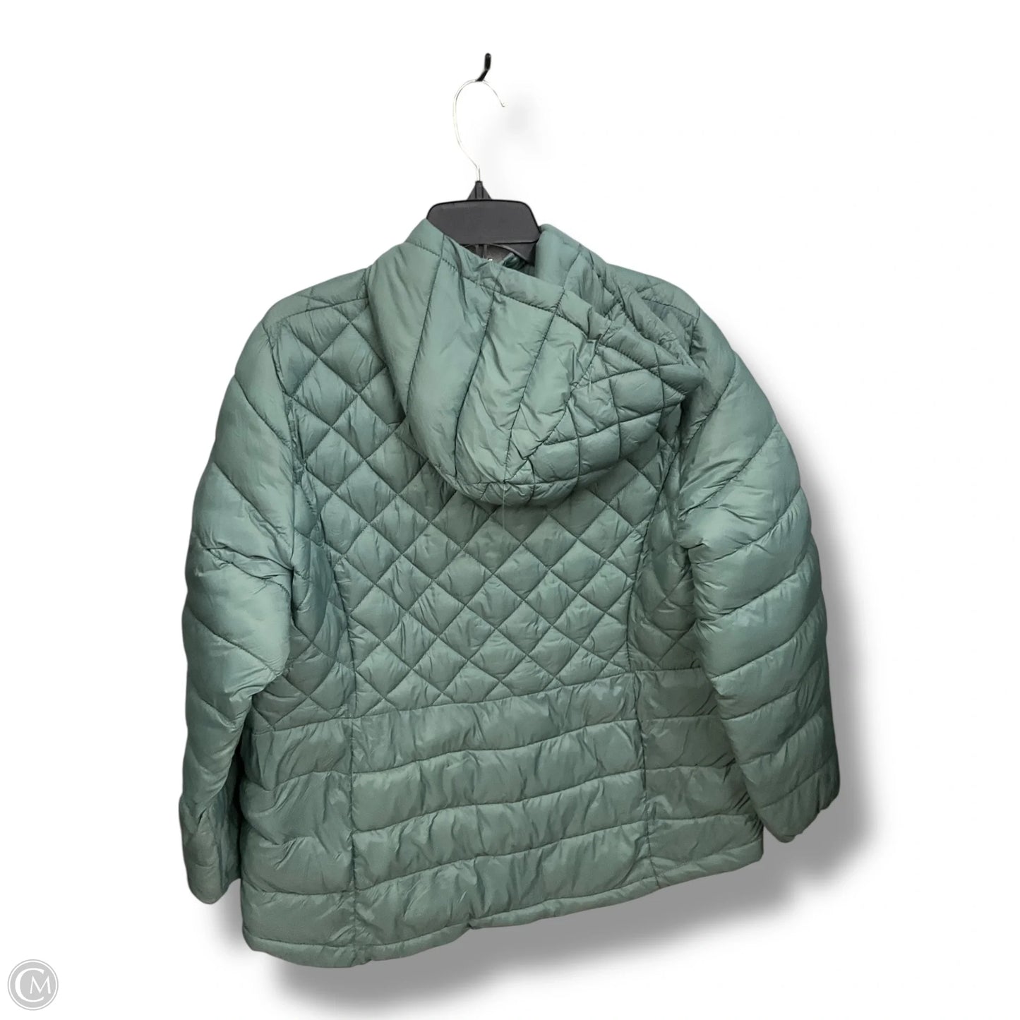 Jacket Puffer & Quilted By Zero Xposure In Green, Size: 1x
