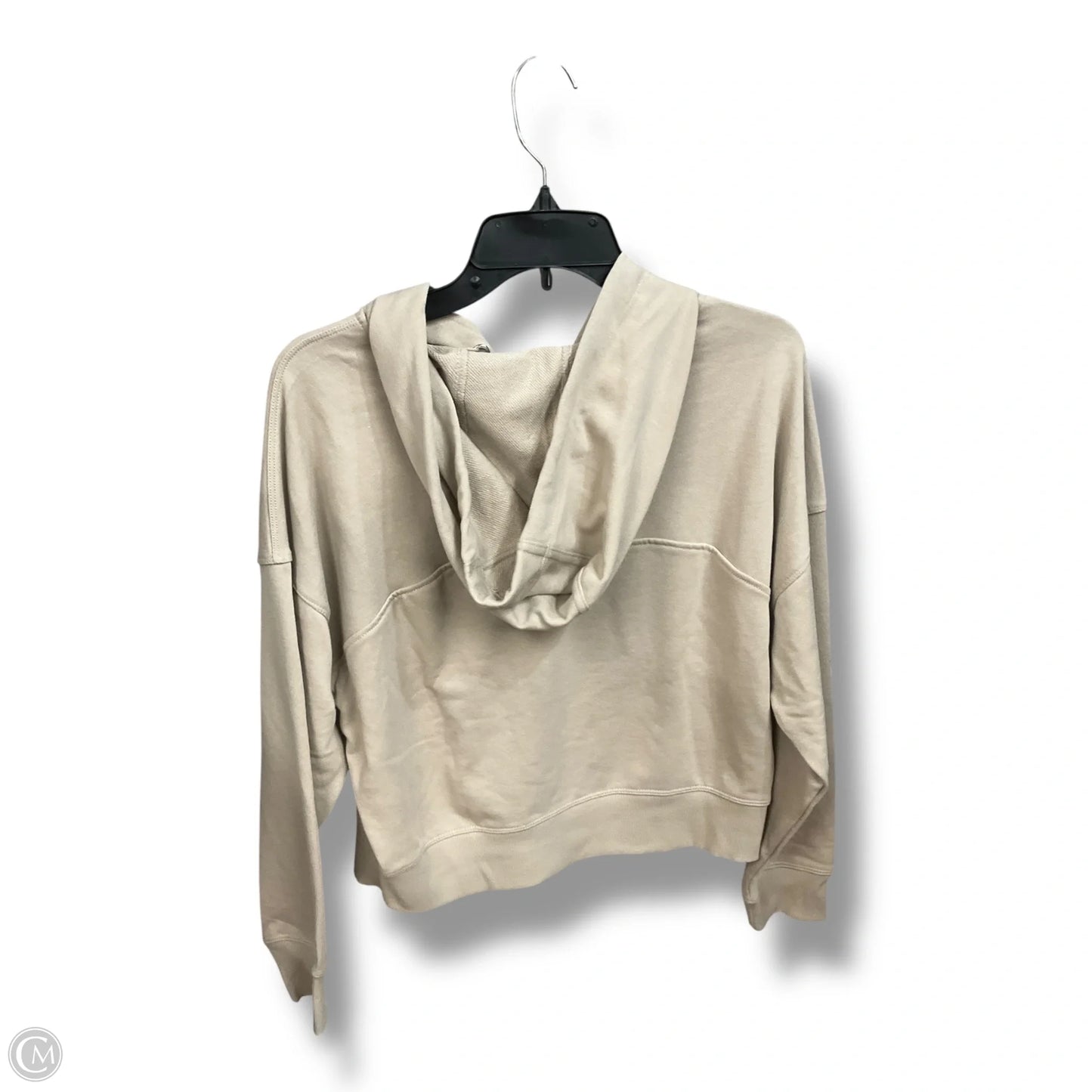 Athletic Jacket By Dkny In Cream, Size: M