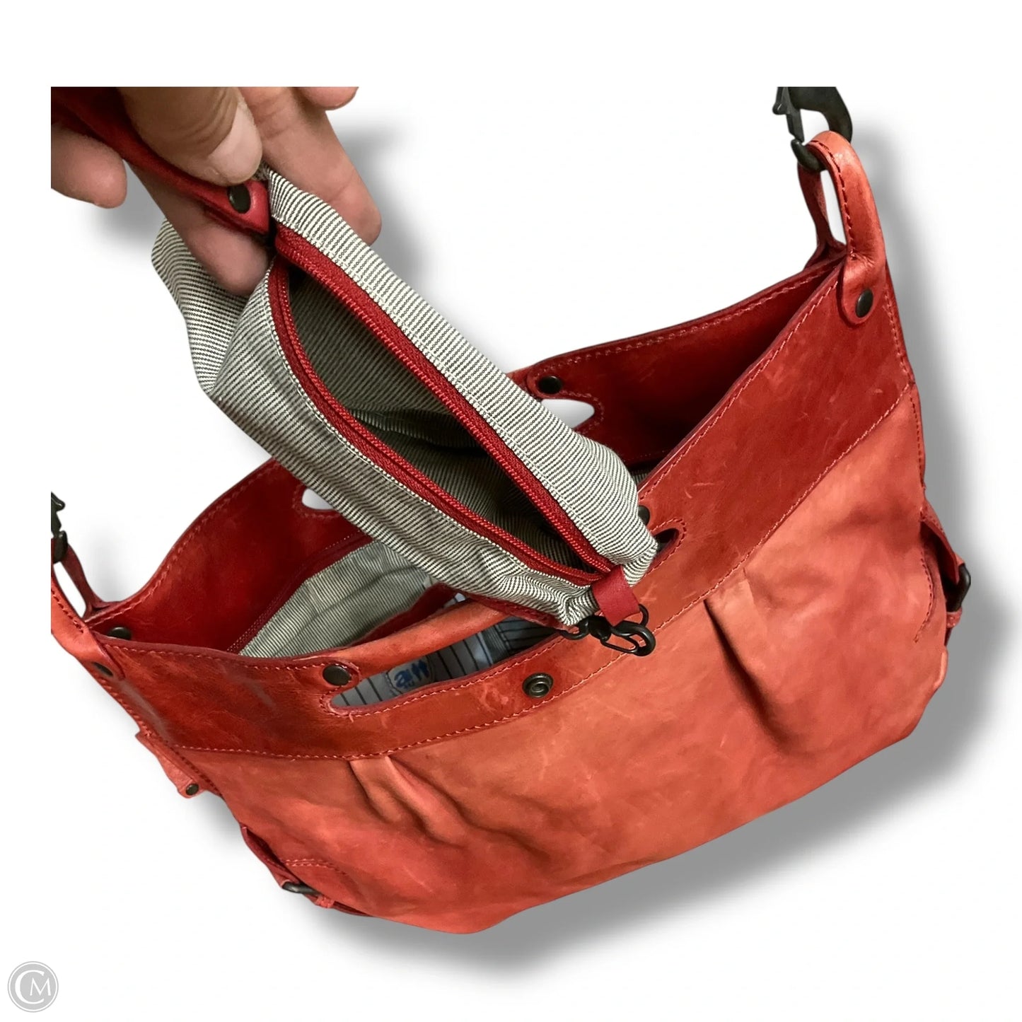 Crossbody Leather By Cma, Size: Medium