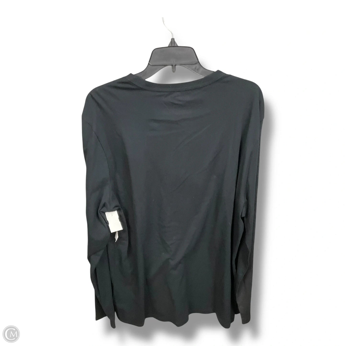 Top Long Sleeve Basic By Gap In Black, Size: Xl