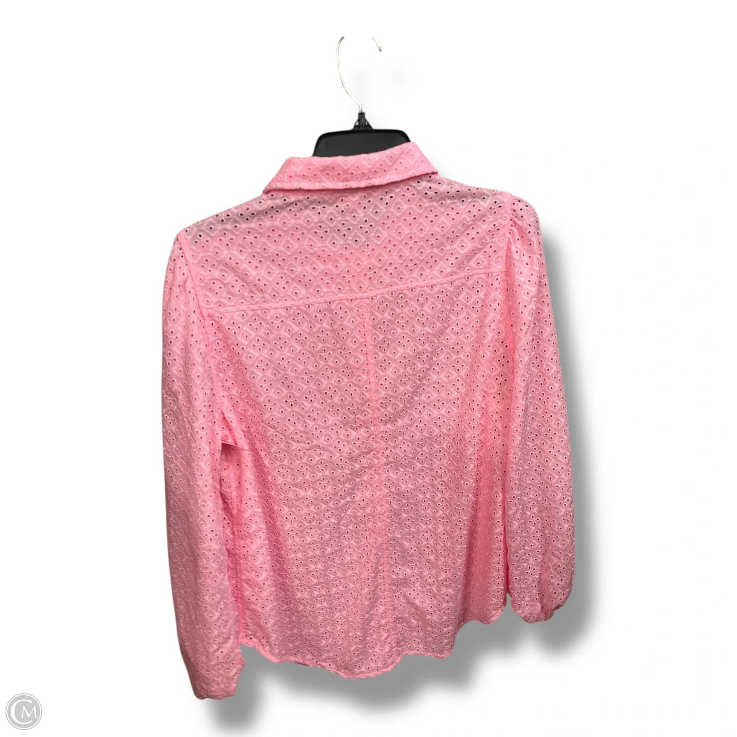 Blouse Designer By Lilly Pulitzer In Pink, Size: L