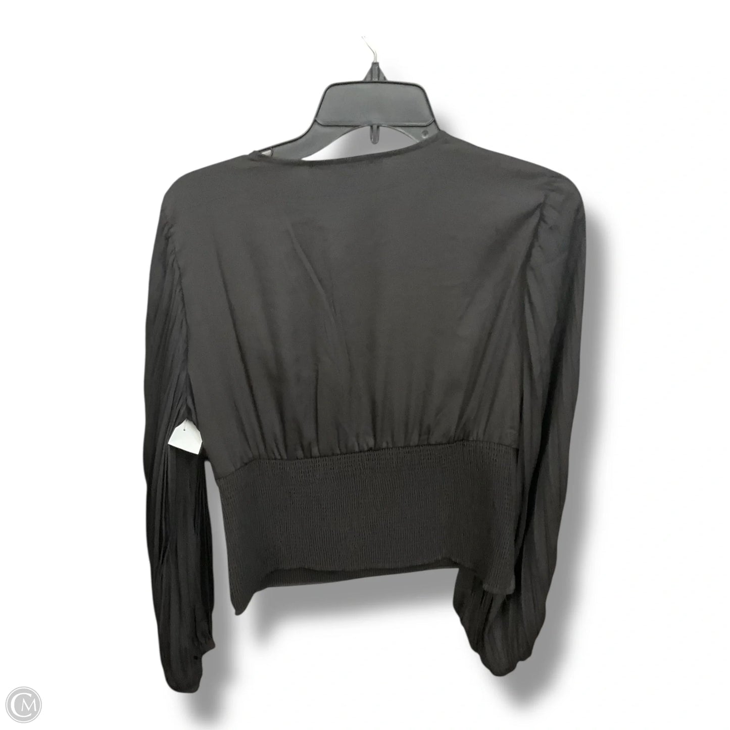 Blouse Long Sleeve By White House Black Market In Black, Size: M