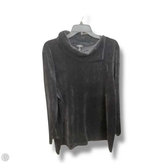 Top Long Sleeve By Talbots In Black, Size: 2x