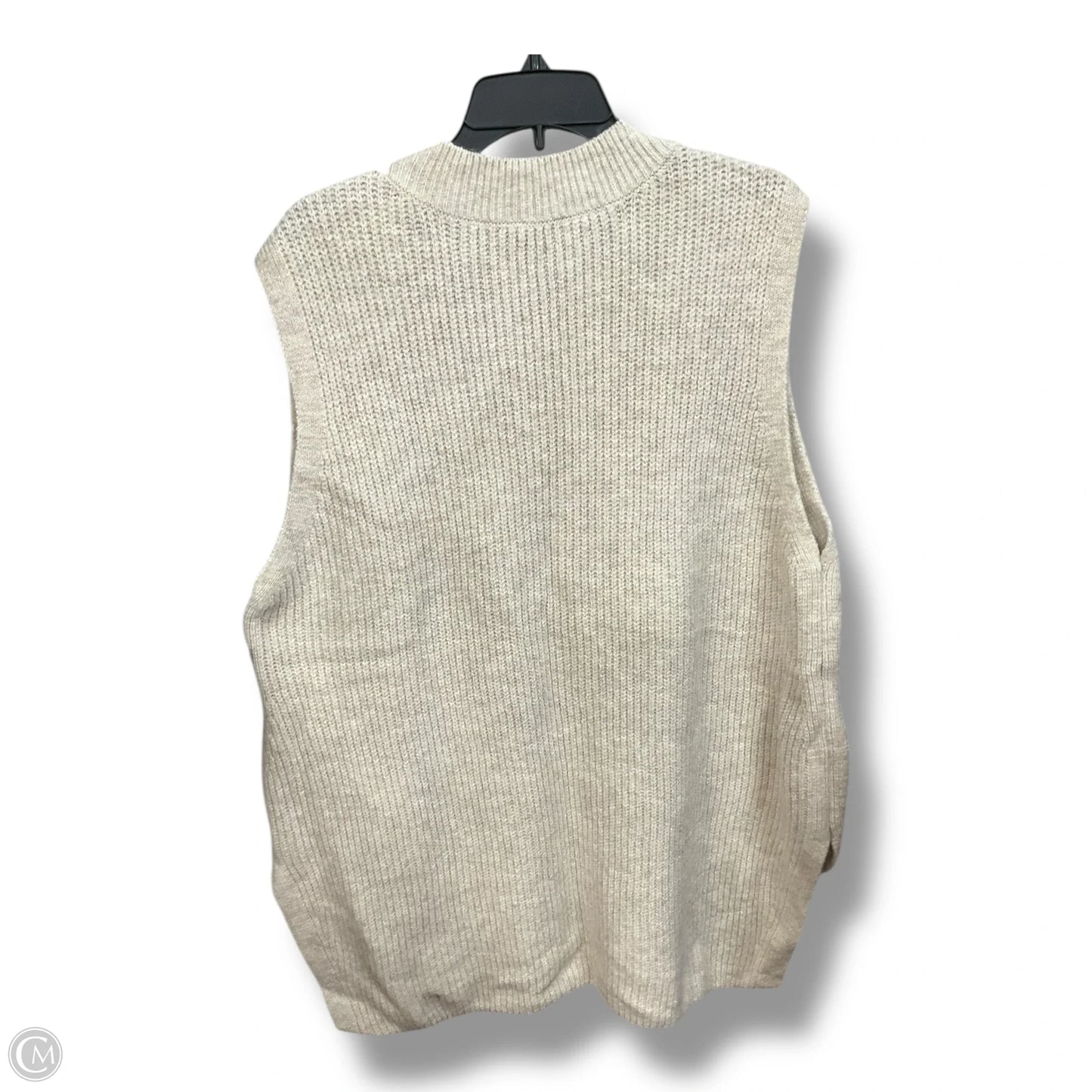 Vest Sweater By Vince Camuto In Cream, Size: Xxl