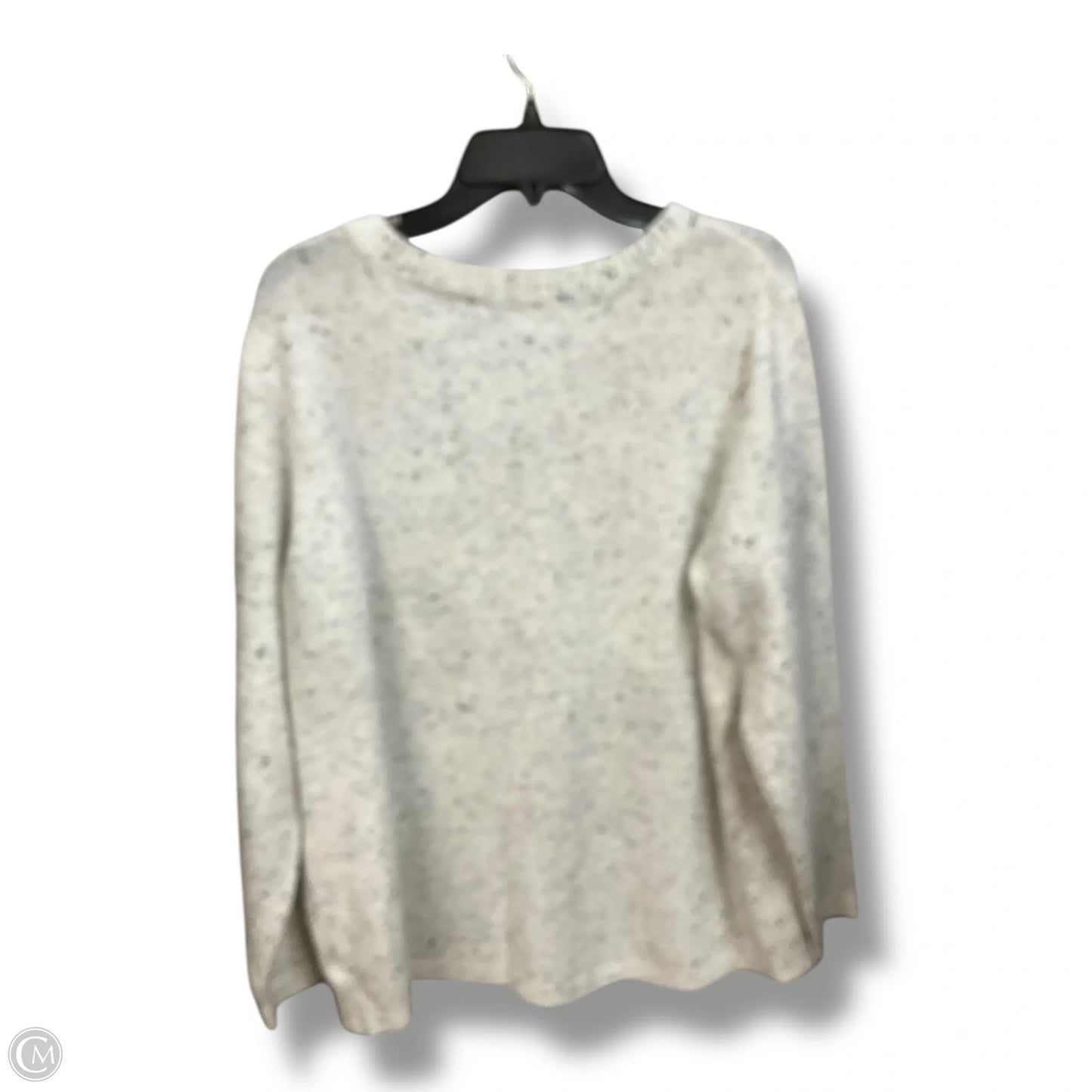 Sweater By Karen Scott In Grey, Size: 1x