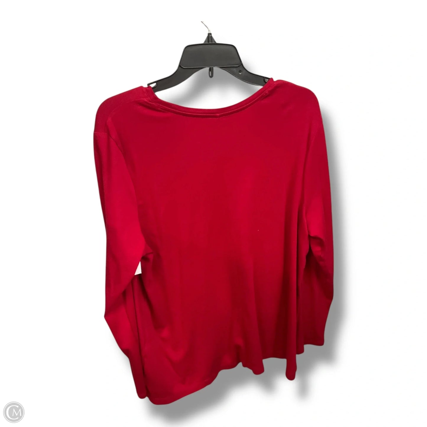 Top Long Sleeve Basic By J. Jill In Red, Size: Xlp