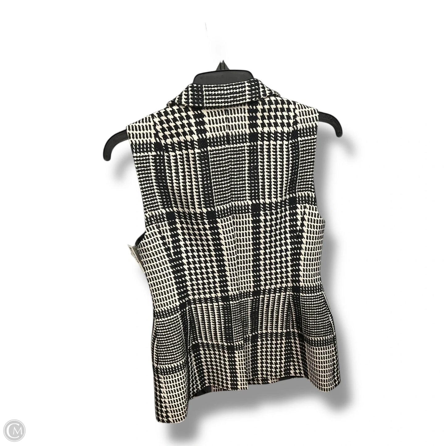 Vest Other By Talbots In Blue & White, Size: Xs