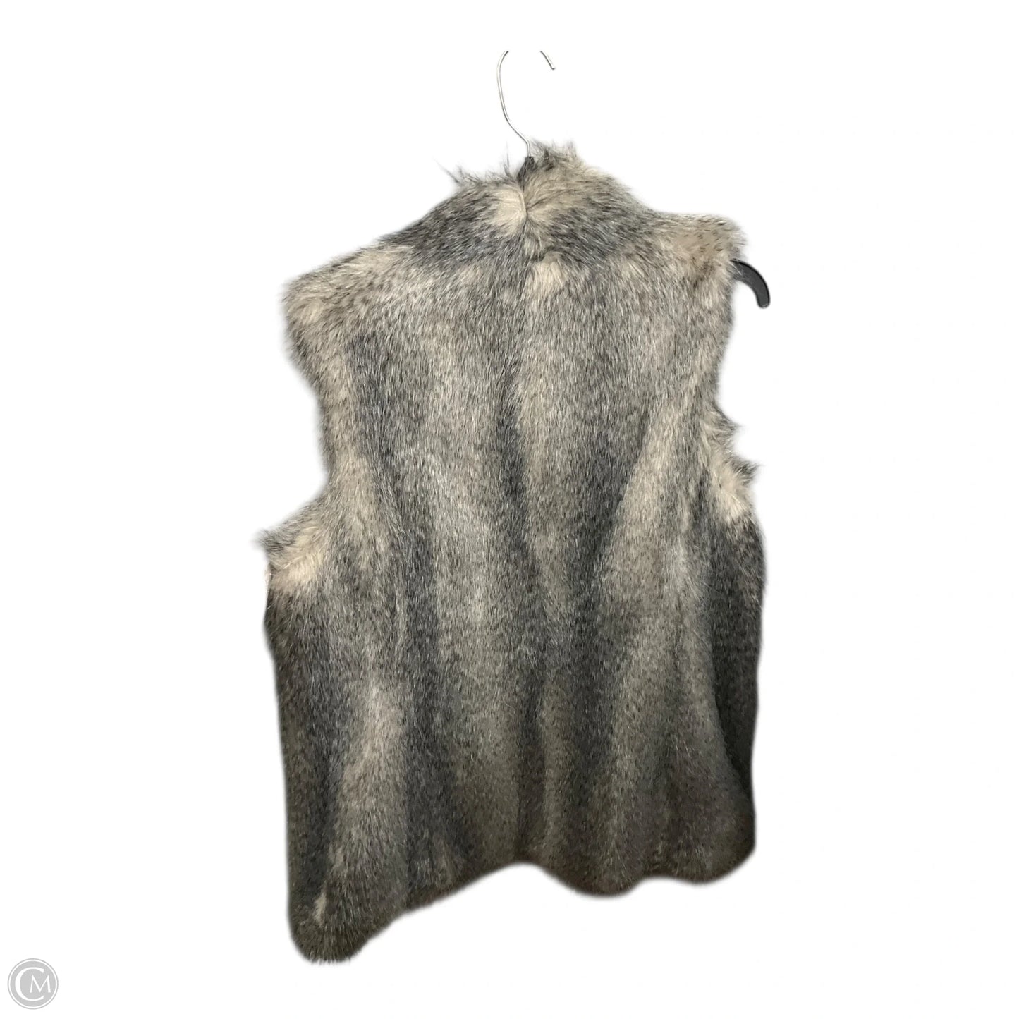 Vest Faux Fur & Sherpa By Banana Republic In Gold, Size: M