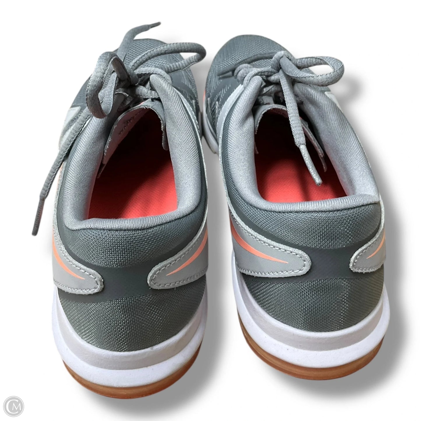 Shoes Athletic By Nike In Grey & Pink, Size: 9