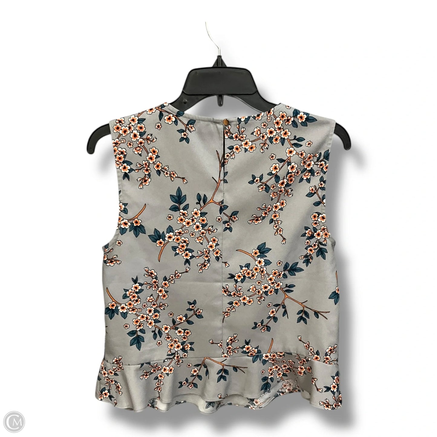 Top Sleeveless By Banana Republic In Floral Print, Size: S