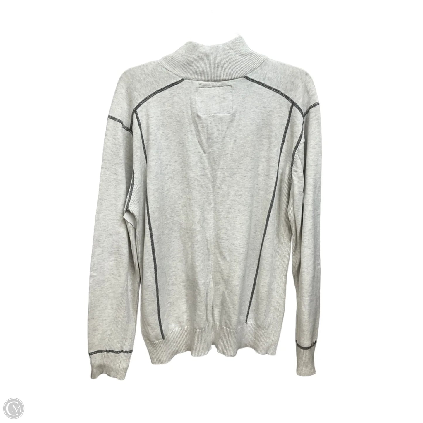 Top Long Sleeve By Buckle Black In Grey, Size: Xl