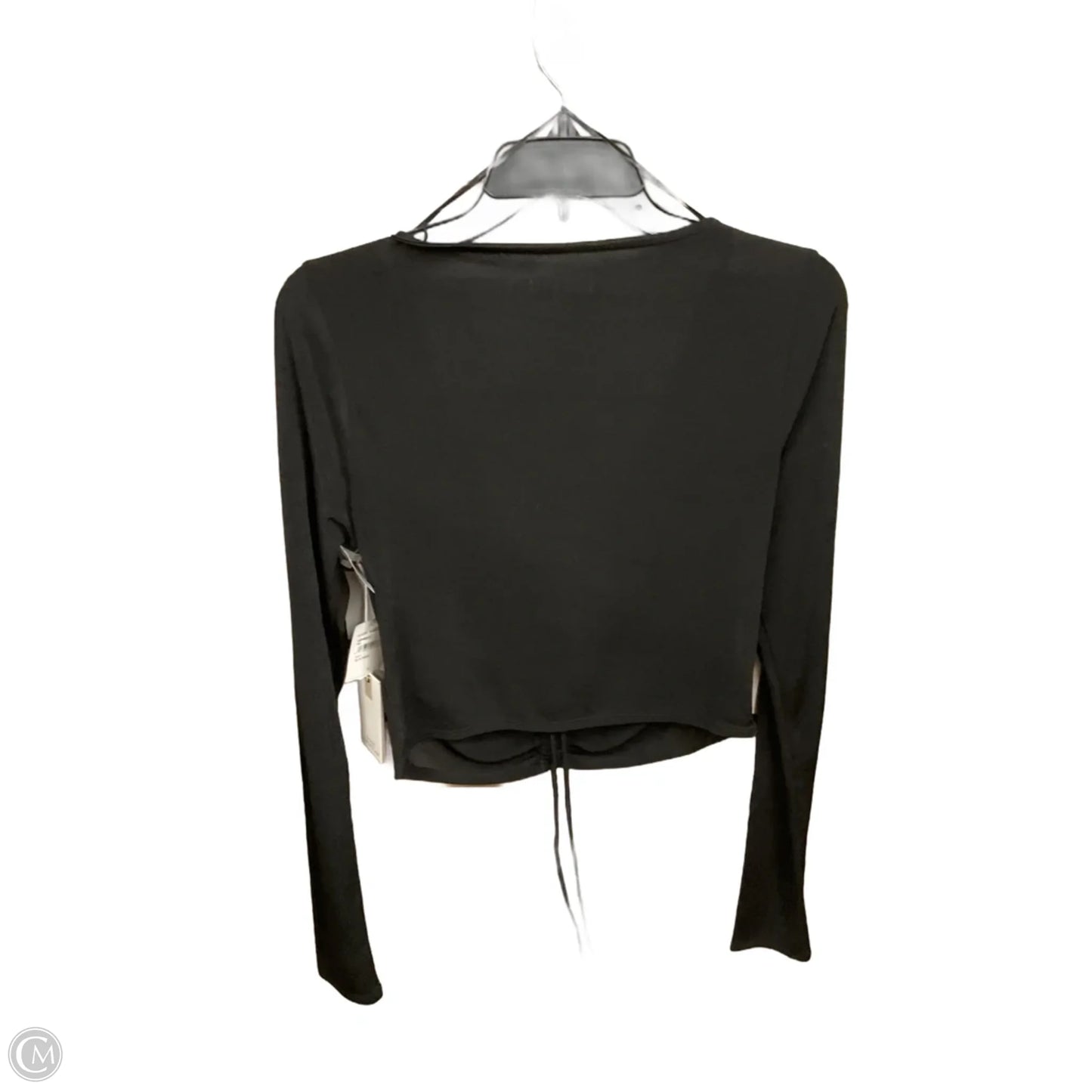 Top Long Sleeve Basic By Good American In Black, Size: L