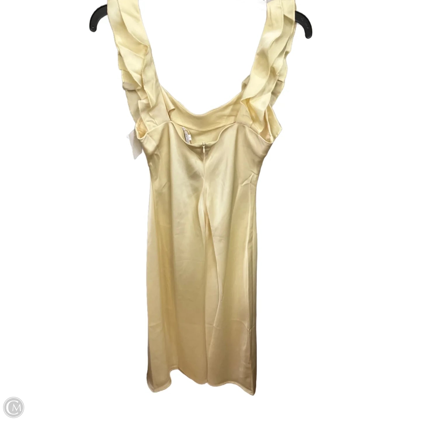 Dress Casual Midi By Clothes Mentor In Yellow, Size: L