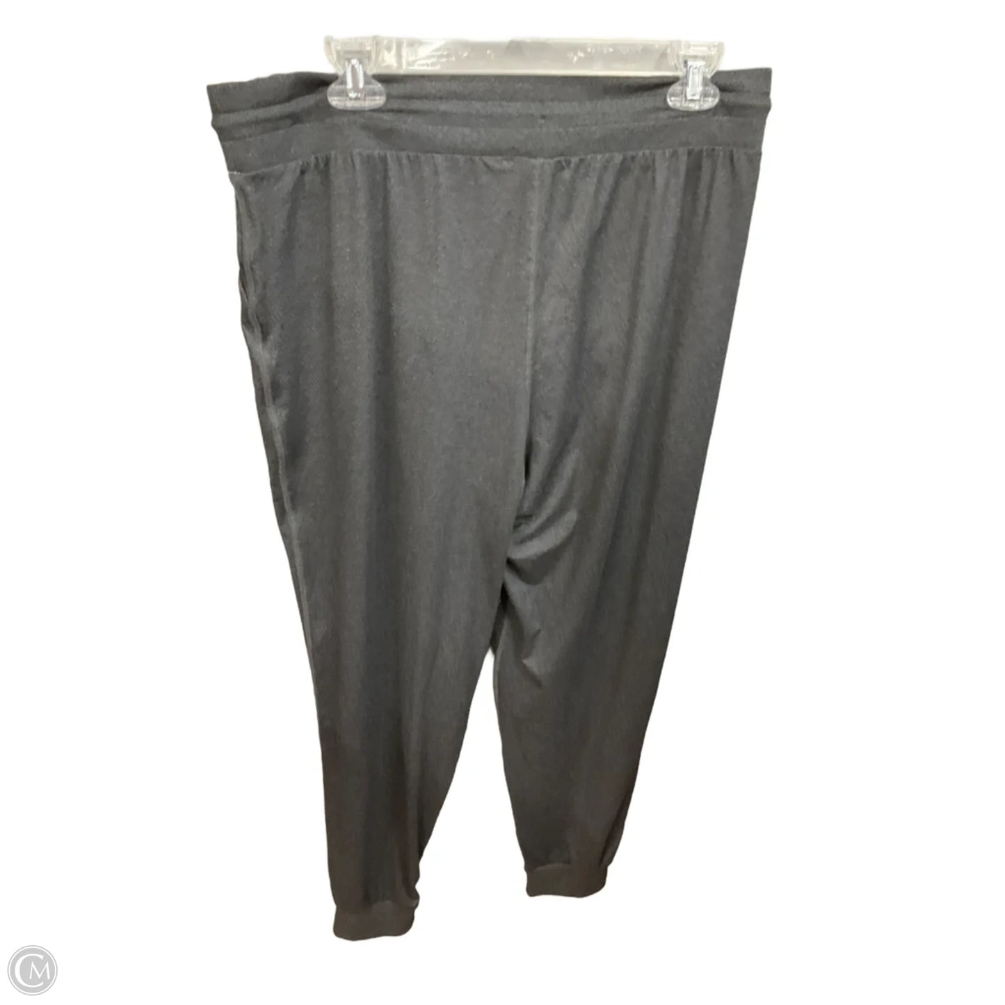 Athletic Pants By Crane In Grey, Size: L