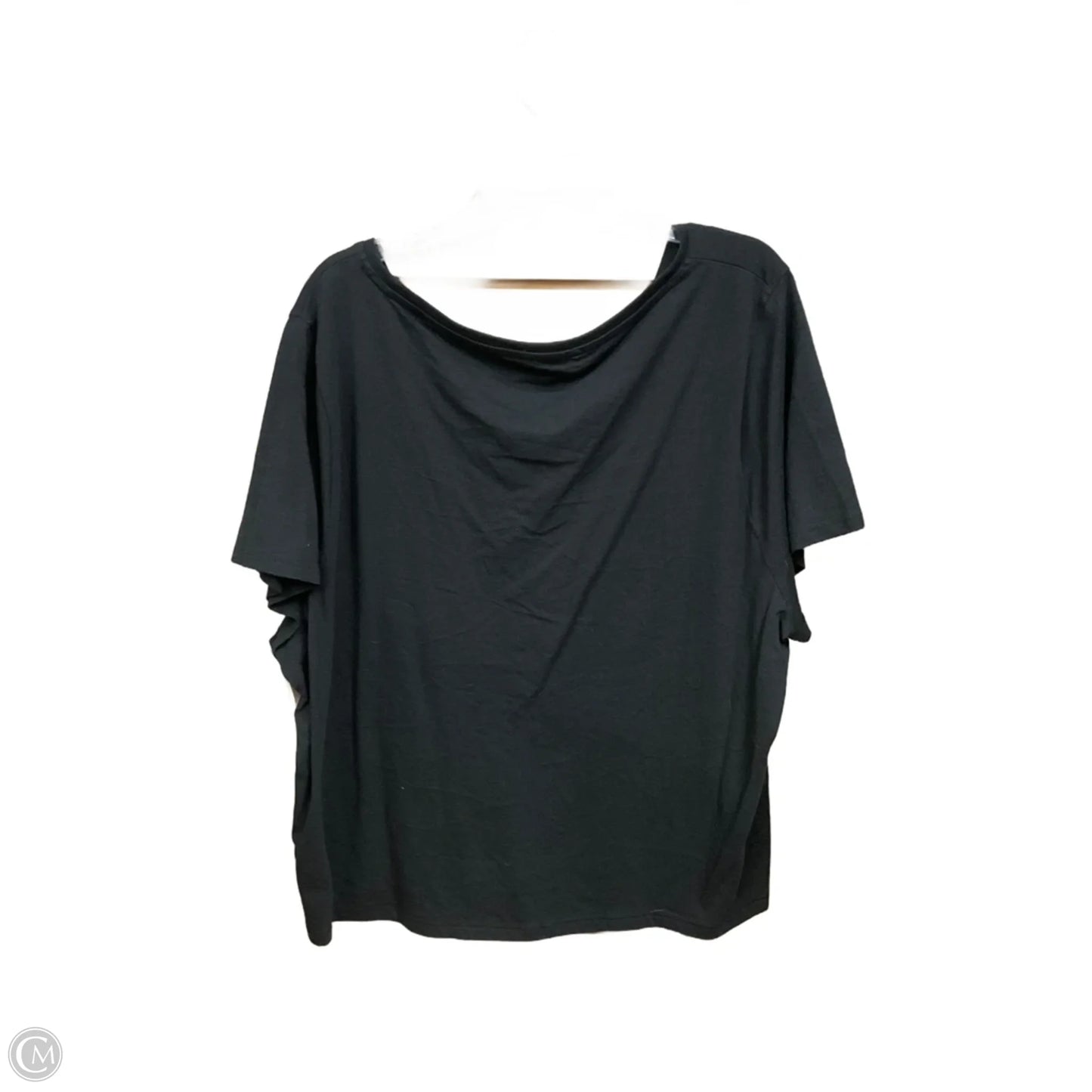 Top Short Sleeve Basic By J. Crew In Black, Size: 3x