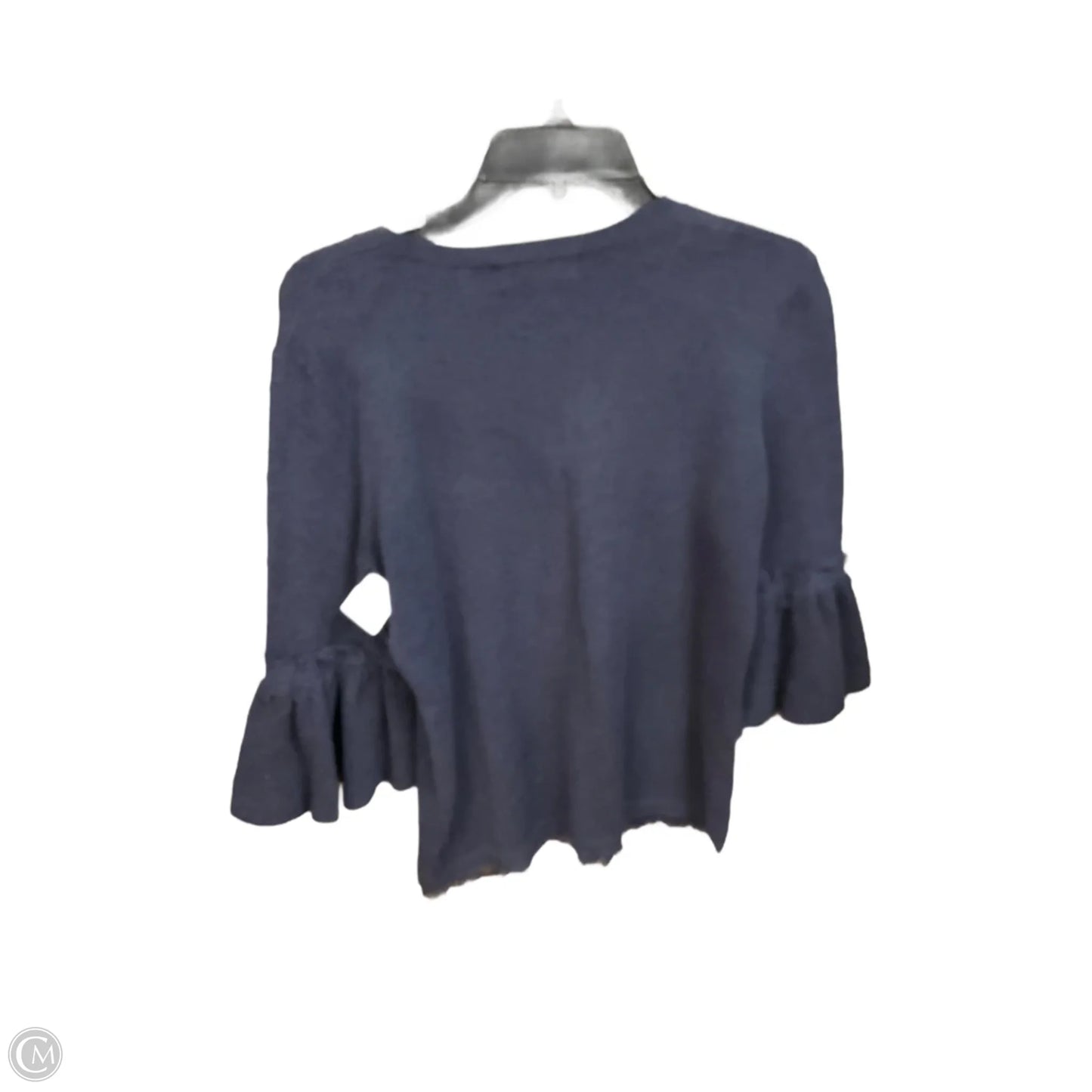 Top 3/4 Sleeve By 525 America In Blue, Size: S