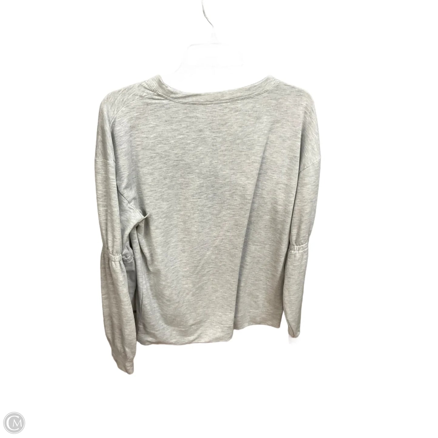 Athletic Top Long Sleeve Crewneck By Avia In Grey, Size: M