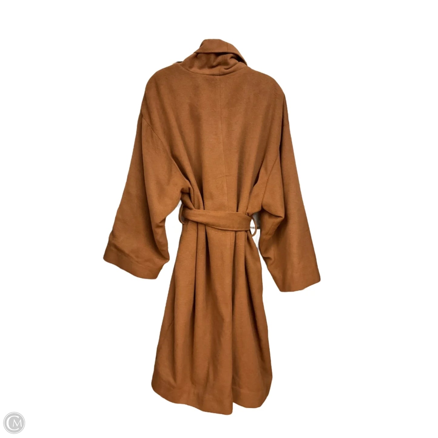 Coat Trench Coat By Worthington In Brown, Size: 1x