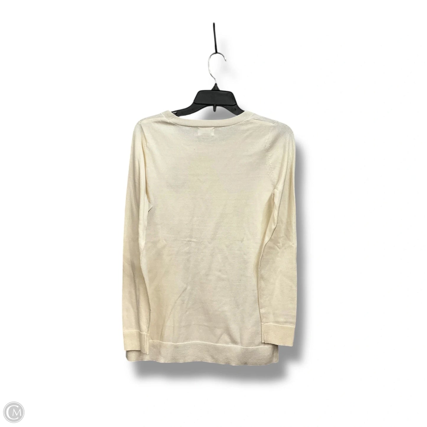 Top Long Sleeve By Old Navy In Cream, Size: S