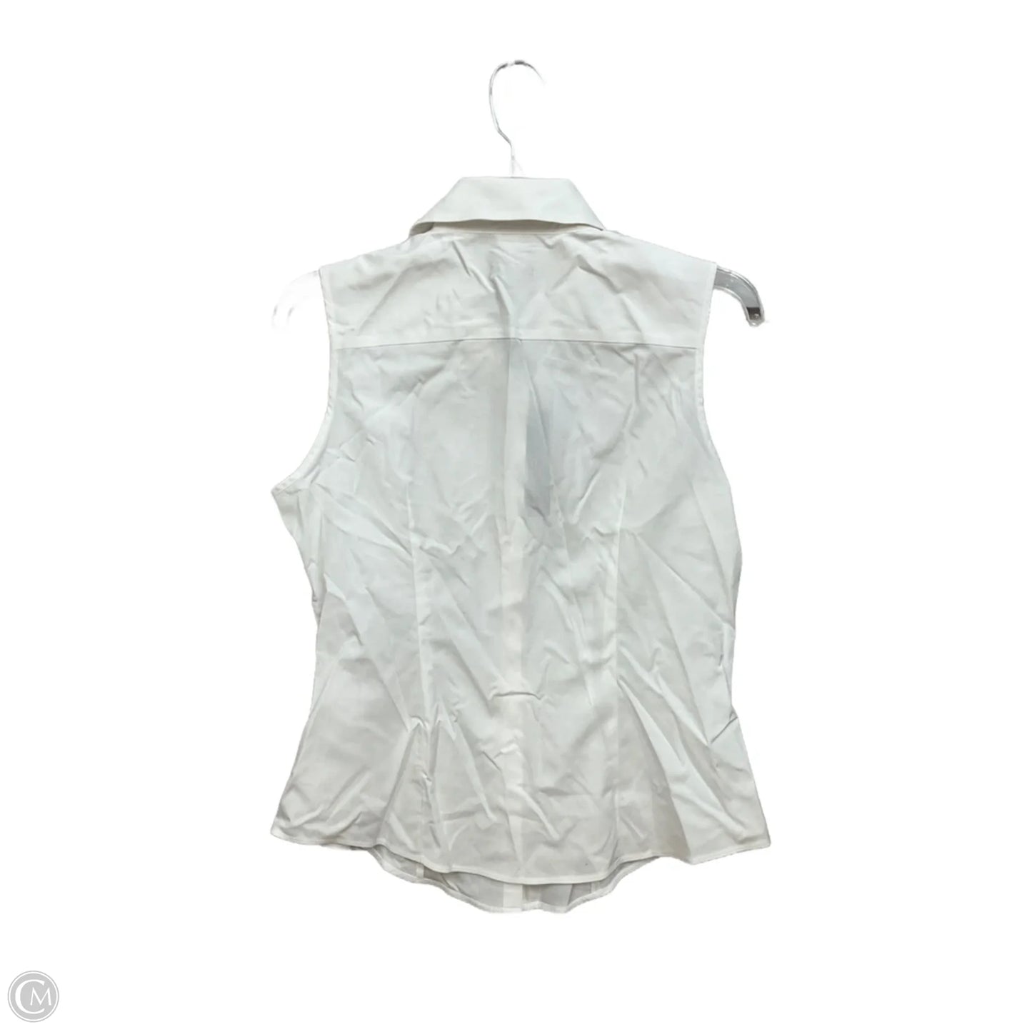 Top Sleeveless By Talbots In White, Size: S