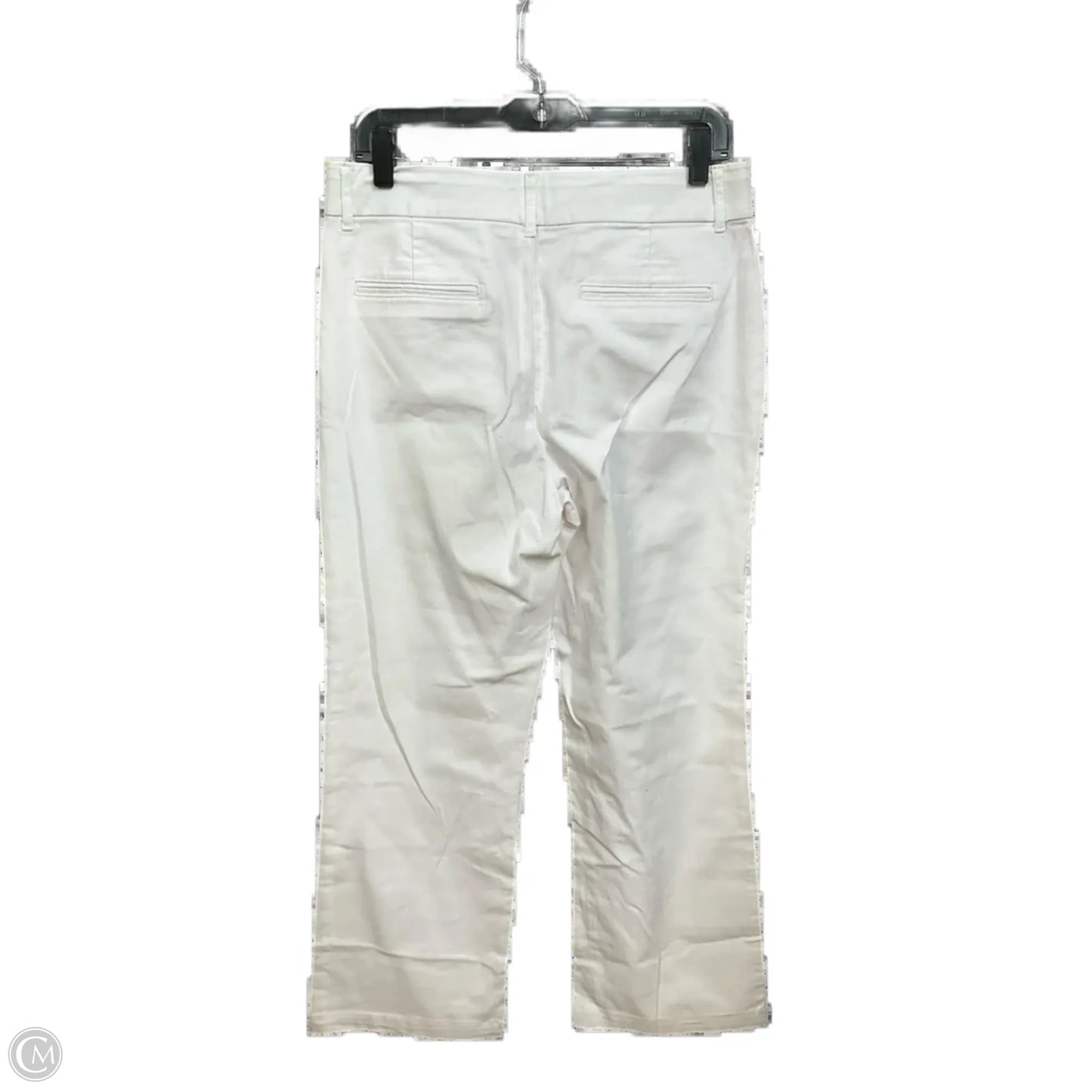 Jeans Straight By Jm Collections In White, Size: 8p