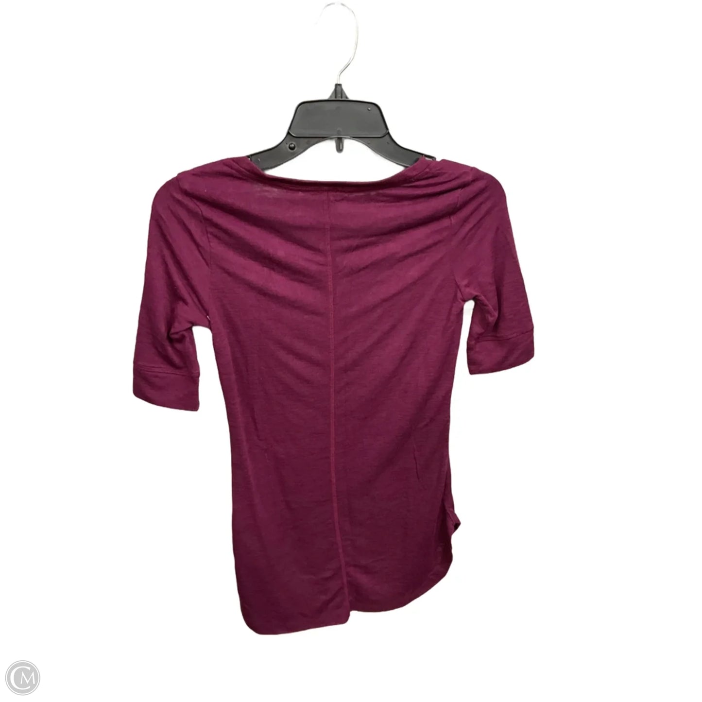 Top Short Sleeve Basic By Athleta In Purple, Size: Xxs