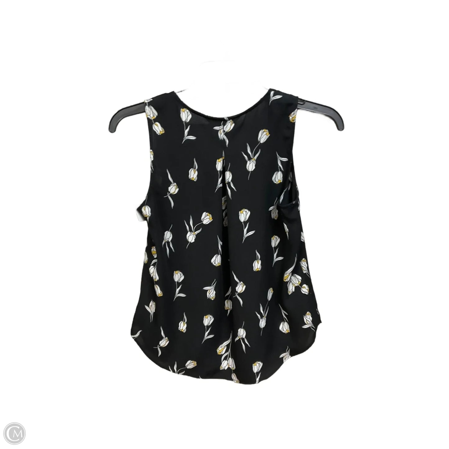Top Sleeveless By Banana Republic In Floral Print, Size: Xxs